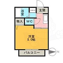 愛知県名古屋市南区中江２丁目（賃貸アパート1K・2階・25.02㎡） その2