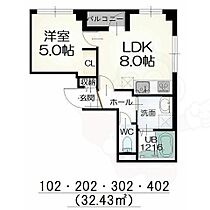 愛知県名古屋市熱田区四番１丁目（賃貸マンション1LDK・1階・32.43㎡） その2