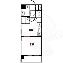 新栄アーバンハイツ 8階1DKの間取り