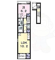 プチ・アルジャン3  ｜ 愛知県名古屋市中川区大山町（賃貸アパート1LDK・2階・43.79㎡） その2