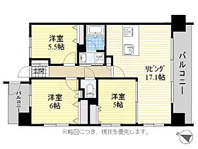 愛知県名古屋市瑞穂区明前町（賃貸マンション3LDK・3階・72.27㎡） その2