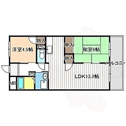 鳥山マンション3 5階/-