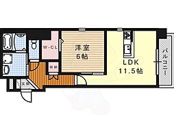 名古屋臨海高速あおなみ線 荒子川公園駅 徒歩28分の賃貸マンション 2階1LDKの間取り