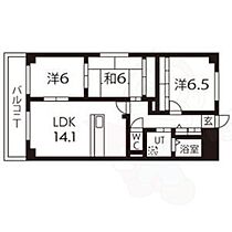 愛知県名古屋市中川区野田２丁目257番（賃貸マンション3LDK・5階・72.54㎡） その2