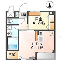 愛知県名古屋市昭和区山脇町１丁目（賃貸マンション1LDK・2階・36.74㎡） その2