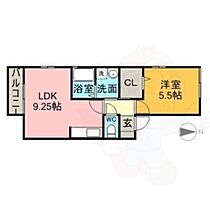 愛知県名古屋市港区甚兵衛通１丁目（賃貸アパート1LDK・2階・36.67㎡） その2