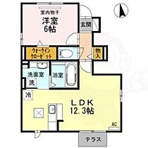 ルミエール  ｜ 愛知県名古屋市中川区元中野町３丁目（賃貸アパート1LDK・1階・44.06㎡） その2