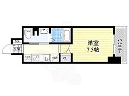 パークアクシス名古屋山王橋 1Kの間取図画像