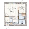 quador名古屋城駅1階7.3万円