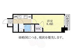 S-RESIDENCE今池ベレータ 1Kの間取図画像