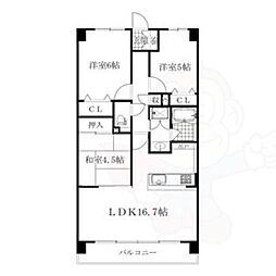 間取図画像 3LDK