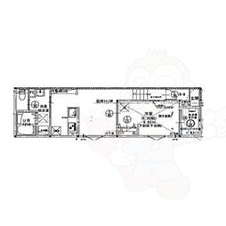 リベール元中野II 1LDKの間取図画像