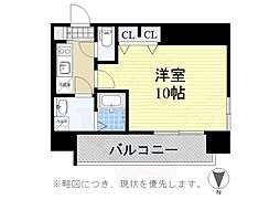プレサンスTHE栄 1Kの間取図画像