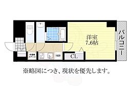 プレサンス上前津グレース 1Kの間取図画像