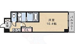 サウス名駅 1Kの間取図画像