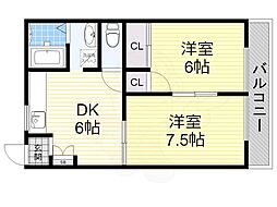 ジュネス一番館 2階/-