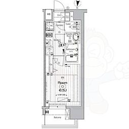メイクス矢場町2 1Kの間取図画像