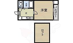 TYK名駅南 1Kの間取図画像