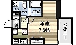 ライブコート丸の内 ワンルームの間取図画像