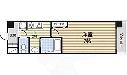 パークフラッツ金山 1Kの間取図画像