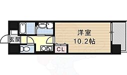 ヒルズ新栄2号館 1Kの間取図画像