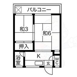 日長荘 2階/-