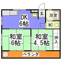 コーポ前田 2階/-