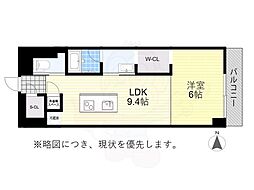SKBuilding901 1LDKの間取図画像
