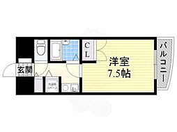 アルシュイトウ 1Kの間取図画像