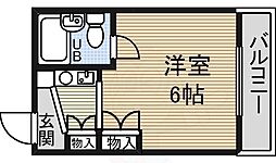 フィールドシティー新栄第1 1Kの間取図画像