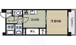 グランド・マンション向陽 1DKの間取図画像