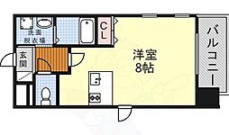 プレサンス新栄デコール 1Kの間取図画像
