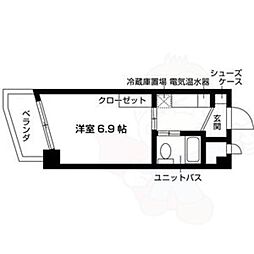 SH丸の内 1Kの間取図画像