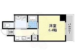 ワイズタワー新栄 1Kの間取図画像