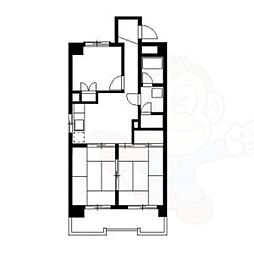 レスカール千代田 3DKの間取図画像
