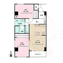 吉川屋ツインビル 1SLDKの間取図画像