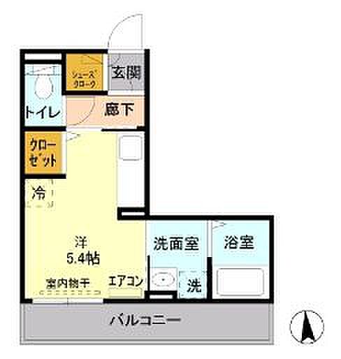 マナーハウス.T. ｜埼玉県川口市本町3丁目(賃貸アパート1R・2階・20.31㎡)の写真 その2