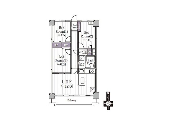 間取りを拡大表示