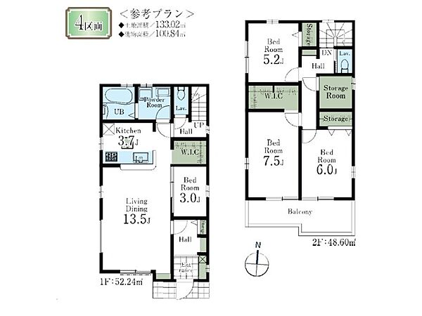 間取りを拡大表示