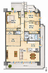 グラン・コート一宮奥町 4LDKの間取図画像