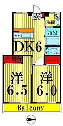 間取図画像 2DK