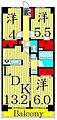 サンパレス綾瀬8階15.7万円