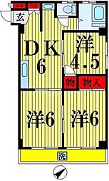 間取図画像 3DK
