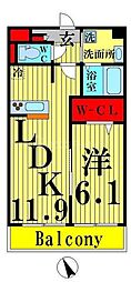 間取図画像 1LDK
