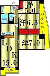 間取図画像 3LDK