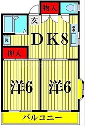間取図画像 2DK