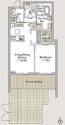 KLIVESSOUTH 1LDKの間取図画像