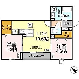 セレスティア江北II 2階/-