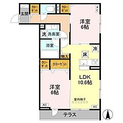 物件の間取り