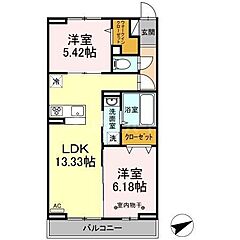 物件の間取り